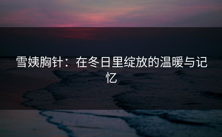 雪姨胸针：在冬日里绽放的温暖与记忆
